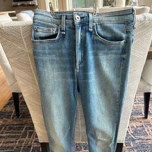 Rag & Bone NINA HIGH- RISE ANKLE SKINNY size 25
